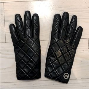 Michael Kors Leather Gloves